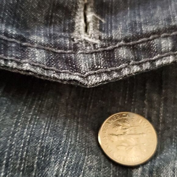 Elite Jeans blue jogger style jean shorts womens 17/18 - Picture 11 of 11